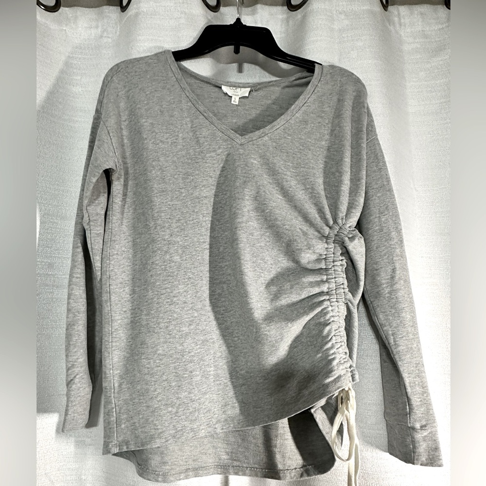 Loft V-Neck Jersey Top - Sz Small